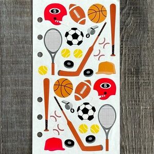 💞 New Team Sports Scrapbook Stickers